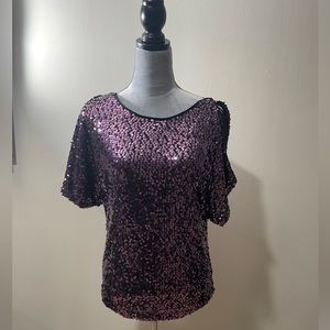 🎉Host Pick🎉 Adrianna Papell Evening Essentials sequined blouse